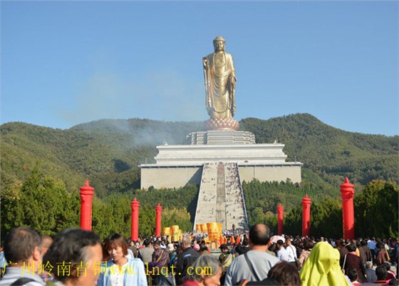 世界上最高的銅佛像——中國中原大佛