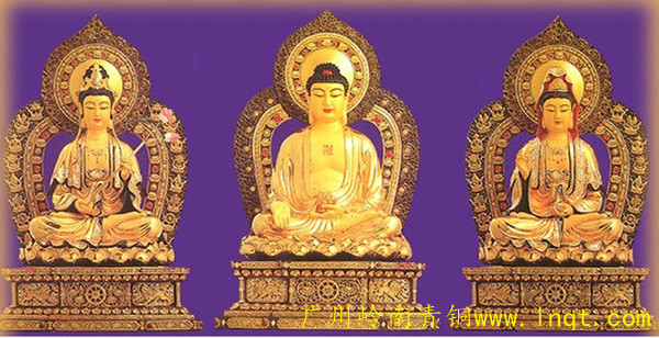 西方三圣佛像