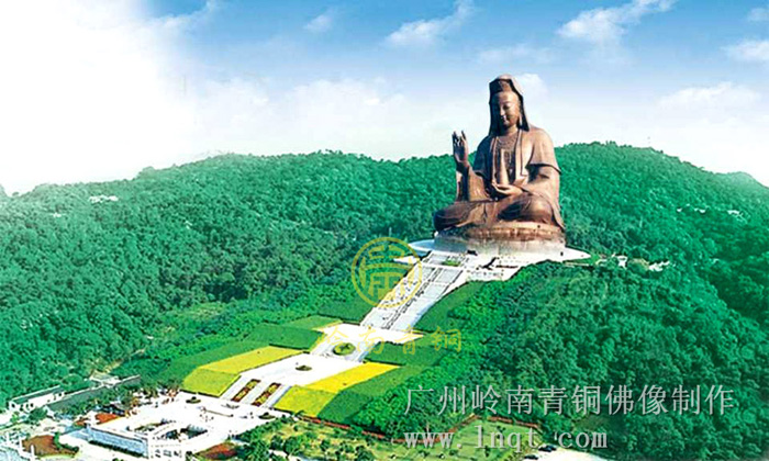 西樵山觀(guān)音大型銅佛像