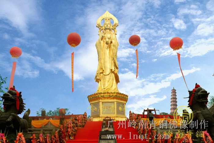 蓮花山貼金觀(guān)音