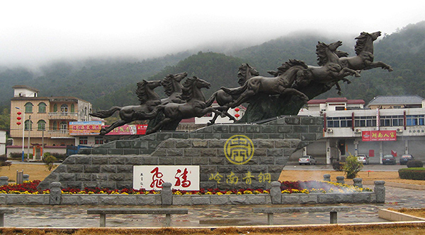 馬銅雕 騰飛