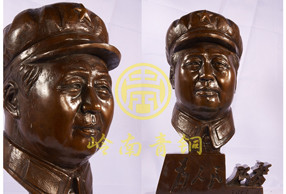 青銅工藝品-毛澤東頭像