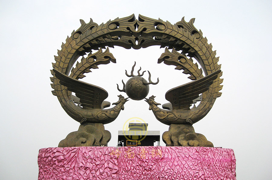 清遠《鳳凰臺》城市廣場雕塑（6米）