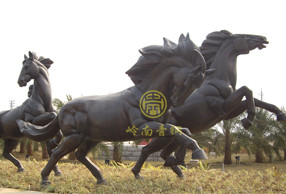 廣東中山火炬開發(fā)區(qū)《銅馬》動物雕塑工程