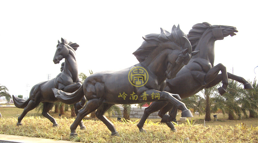 廣東中山火炬開發(fā)區(qū)《銅馬》動物雕塑工程