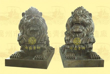 匯豐銅獅子（3號）長2.13米，寬1米，高1.48米