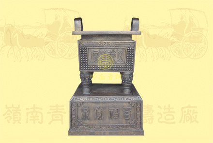 銅方鼎4（長0.8米，寬0.6米，高1.35米）-有現(xiàn)貨