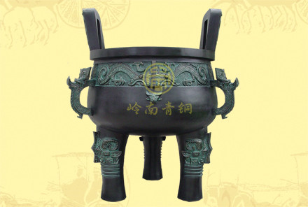 銅圓鼎1（口徑0.16米-0.27米，高0.21米-0.36米）-有現(xiàn)貨