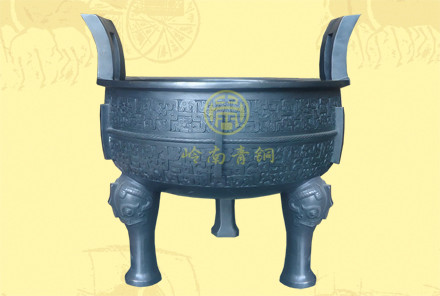 銅圓鼎7（口徑0.32米，高0.33米）-有現(xiàn)貨