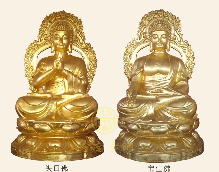 貼金銅佛像