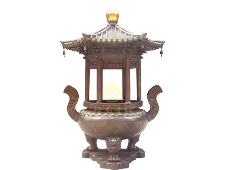 現(xiàn)貨：單層蓋圓香爐（高2.8米，口徑1.08米）