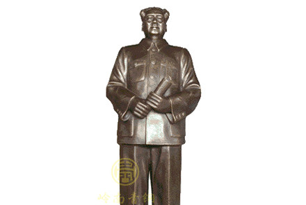 現(xiàn)貨：毛澤東銅像（A高1.4米；B高0.9米）