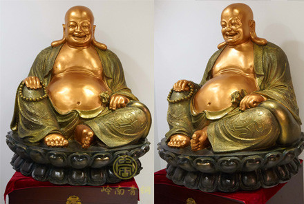 現(xiàn)貨：大肚彌勒佛（高110cm,寬90cm）