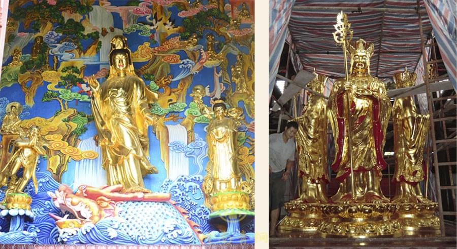 湖南無量禪寺銅佛像