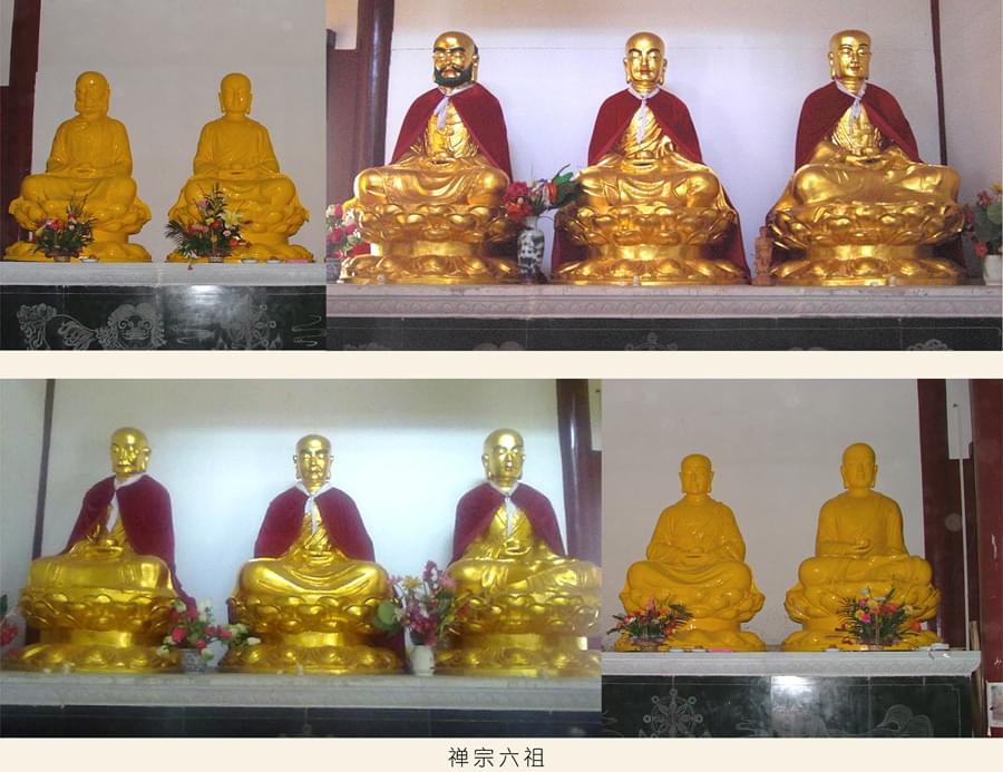 安徽樂誠禪寺銅佛像（均高3米）
