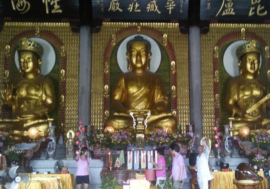 華嚴三圣銅佛像