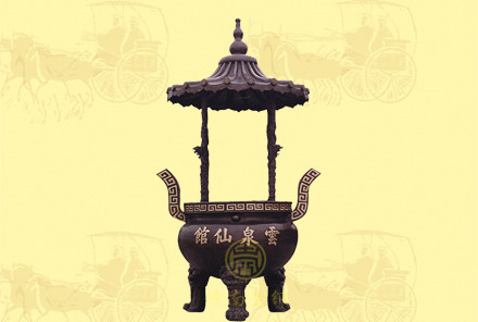 單層蓋圓香爐1
