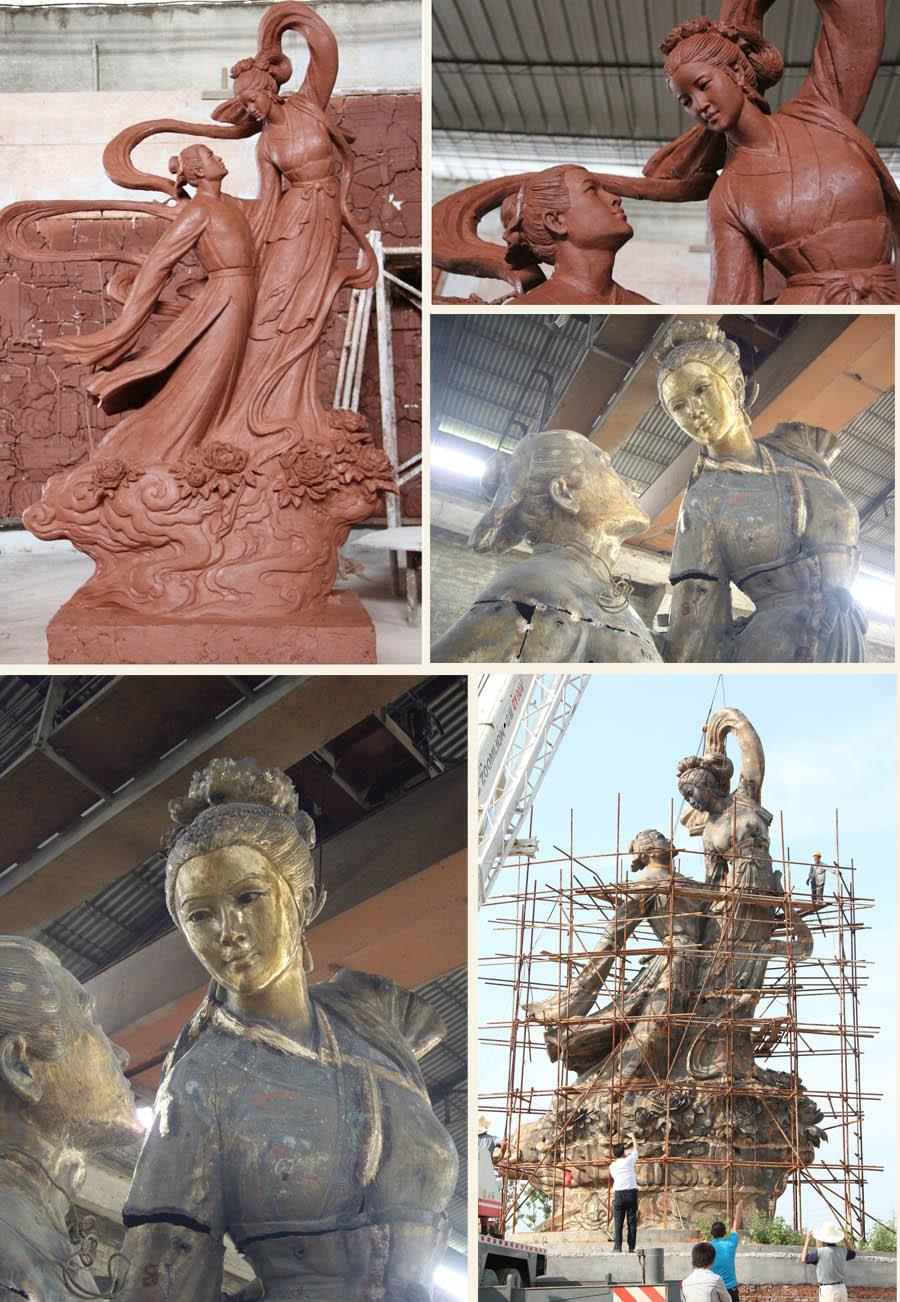 《夢圓》大型人物城市雕塑（16米）