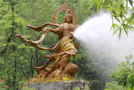梅州客天下文化園園林雕塑