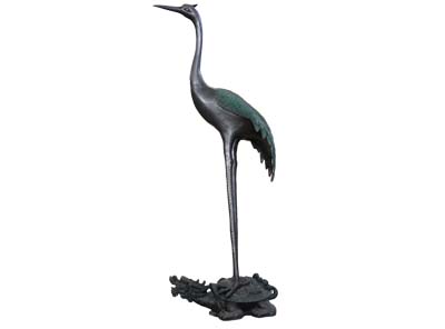 仙鶴踩龜（高：121cm）